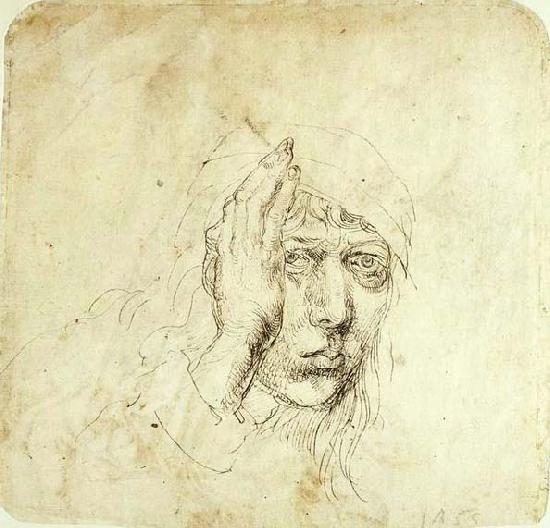 Albrecht Durer Self-Portrait with a Bandage oil painting image